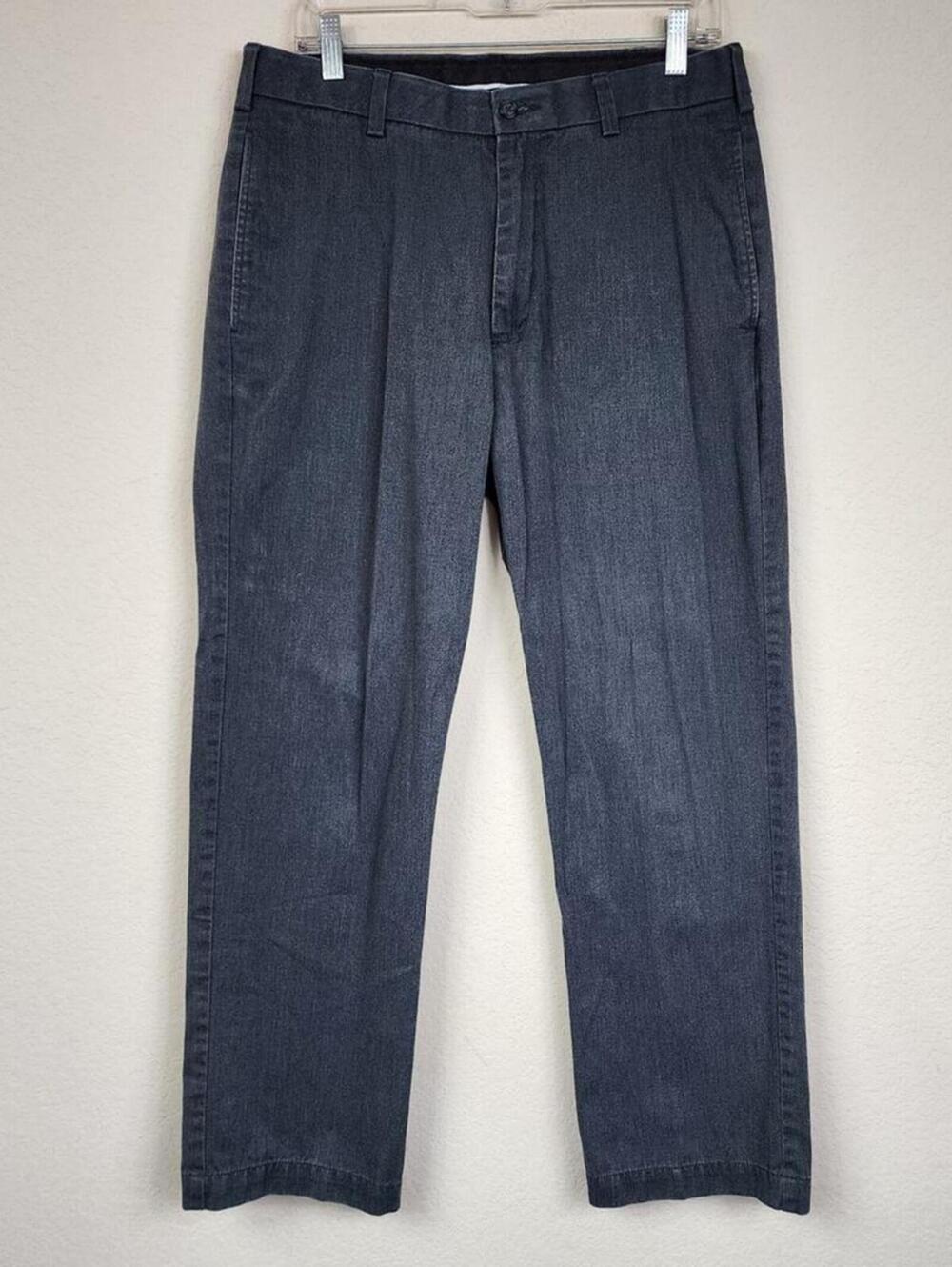 34×30 Dark Grey Gray Roundtree & Yorke Mens Pants